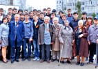 Со студентами и ветеранами. 2006 г.